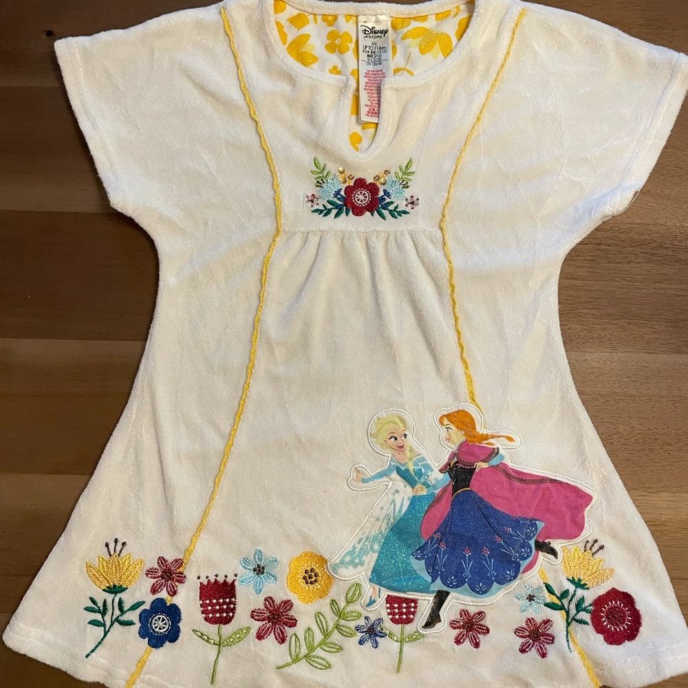 Disney Frozen swim cover-up 5/6